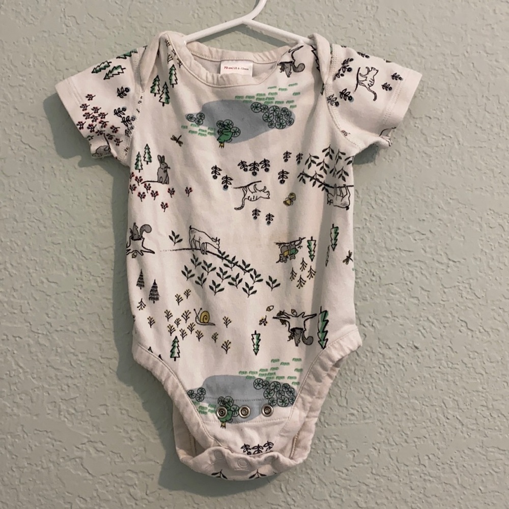 Shirt sleeve onesie - Hanna Andersson